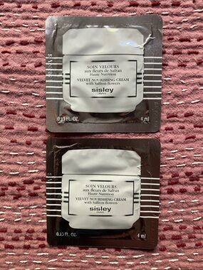 Sisley Paris velvet nourishing cream samples